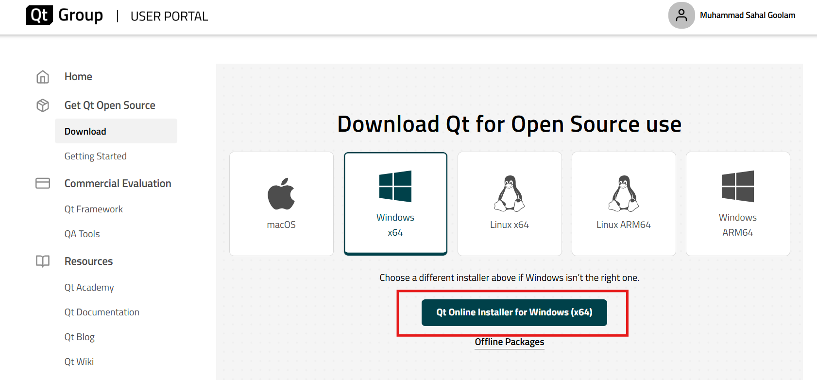 Download the installer